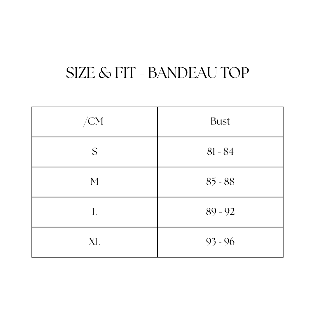BUSTIER TOP