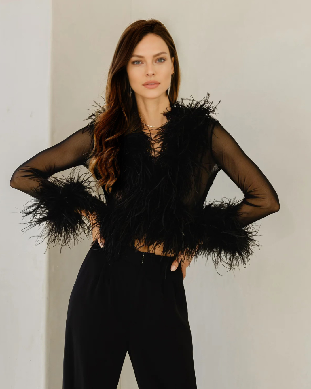 BLOUSE FEATHER